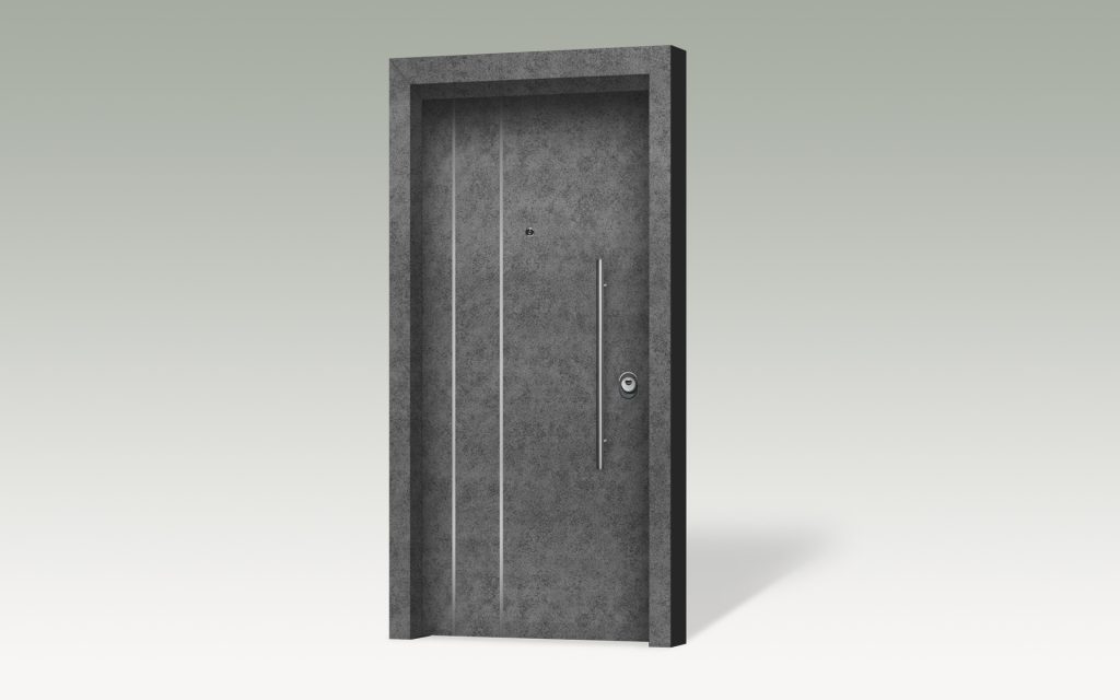 Aluminum plating safety door BO 306 | Styledoors